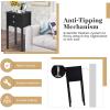 imageGiantex End Table w 2 Drawers Side Table Nightstand MultiPurpose Accent Table Living Room Bedroom Home Furniture 1 WhiteBlack