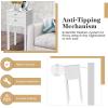 imageGiantex End Table w 2 Drawers Side Table Nightstand MultiPurpose Accent Table Living Room Bedroom Home Furniture 1 WhiteWhite