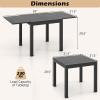 imageGiantex Expandable Aluminum Dining Table for 46 People 31563 Extendable Patio Table Adjustable Rectangular Bistro Table Outdoor Dining Furniture for Garden Deck ampamp Poolside