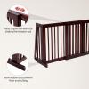 imageGiantex Expandable Wood Dog Gate 2880 Adjustable Freestanding Safety Gate Step Over Fence for Small to Medium Sized Pets Indoor House Doorway Stairs Extra Wide Fence