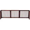 imageGiantex Expandable Wood Dog Gate 2880 Adjustable Freestanding Safety Gate Step Over Fence for Small to Medium Sized Pets Indoor House Doorway Stairs Extra Wide Fence