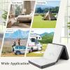 imageGiantex Folding Mattress 4 Inch GelInfused Trifold Mattress with Bamboo Cover ampamp Carry Bag CertiPURUS Certified Foldable Cooling Mattress Topper for Guest Room Dorm RV Camp Floor QueenGrey