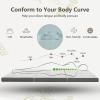 imageGiantex Folding Mattress Twin 3quot Trifold Memory Foam Mattress Foldable Mattress Topper wSoft Knit Fabric Portable Mattress wCarrying Bag for RV Guest Bed CertiPURUS Certified Twin XLFull