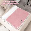 imageGiantex Heated Blanket Throw 60 x 50 10 Heating Levels 9H Timer Auto Shut Off Overheat Protection Machine Washable BlackWhitePink