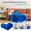 imageGiantex Heated Electric Blanket Throw Reversible Flannel ampamp Sherpa Fleece Blanket with 10 Heat Levels 9 Hours Auto ShutOff Overheat Protection 50 X 60 Machine Washable Heating BlanketRedNavy