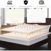 imageGiantex Heated Mattress Pad Queen Size Electric Heated Mattress Cover w 10 Heat Setting 8 Hours Auto Off Timer Function Dual Temperature Control Premium Electric Bed Warmer Up to 15quot Deep PocketQueen
