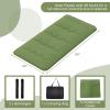 imageGiantex Japanese Floor Mattress 4 Inch Futon Mattress wWashable Cover ampamp Storage Bag Foldable Roll up Mattress Tatami Mat Portable Sleeping Pad for Camping Dormitory Kids Floor Lounger Bed FullGreen