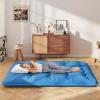 imageGiantex Japanese Floor Mattress 4 Inch Futon Mattress wWashable Cover ampamp Storage Bag Foldable Roll up Mattress Tatami Mat Portable Sleeping Pad for Camping Dormitory Kids Floor Lounger Bed FullNavy