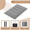 imageGiantex Japanese Floor Mattress 4 Inch Futon Mattress wWashable Cover ampamp Storage Bag Foldable Roll up Mattress Tatami Mat Portable Sleeping Pad for Camping Dormitory Kids Floor Lounger Bed FullGrey