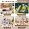 imageGiantex Japanese Floor Mattress 4 Inch Futon Mattress wWashable Cover ampamp Storage Bag Foldable Roll up Mattress Tatami Mat Portable Sleeping Pad for Camping Dormitory Kids Floor Lounger Bed FullBrown Bear
