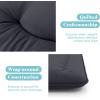 imageGiantex Japanese Floor Mattress 4 Inch Futon Mattress wWashable Cover ampamp Storage Bag Foldable Roll up Mattress Tatami Mat Portable Sleeping Pad for Camping Dormitory Kids Floor Lounger Bed FullBlack