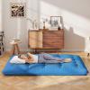 imageGiantex Japanese Floor Mattress 4 Inch Futon Mattress wWashable Cover ampamp Storage Bag Foldable Roll up Mattress Tatami Mat Portable Sleeping Pad for Camping Dormitory Kids Floor Lounger Bed FullNavy