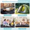 imageGiantex Japanese Floor Mattress 4 Inch Futon Mattress wWashable Cover ampamp Storage Bag Foldable Roll up Mattress Tatami Mat Portable Sleeping Pad for Camping Dormitory Kids Floor Lounger Bed FullBlack