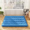 imageGiantex Japanese Floor Mattress 4 Inch Futon Mattress wWashable Cover ampamp Storage Bag Foldable Roll up Mattress Tatami Mat Portable Sleeping Pad for Camping Dormitory Kids Floor Lounger Bed FullNavy