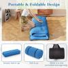 imageGiantex Japanese Floor Mattress 4 Inch Futon Mattress wWashable Cover ampamp Storage Bag Foldable Roll up Mattress Tatami Mat Portable Sleeping Pad for Camping Dormitory Kids Floor Lounger Bed FullNavy