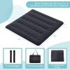 imageGiantex Japanese Floor Mattress 4 Inch Futon Mattress wWashable Cover ampamp Storage Bag Foldable Roll up Mattress Tatami Mat Portable Sleeping Pad for Camping Dormitory Kids Floor Lounger Bed FullBlack