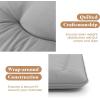 imageGiantex Japanese Floor Mattress 4 Inch Futon Mattress wWashable Cover ampamp Storage Bag Foldable Roll up Mattress Tatami Mat Portable Sleeping Pad for Camping Dormitory Kids Floor Lounger Bed FullGrey