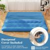 imageGiantex Japanese Floor Mattress 4 Inch Futon Mattress wWashable Cover ampamp Storage Bag Foldable Roll up Mattress Tatami Mat Portable Sleeping Pad for Camping Dormitory Kids Floor Lounger Bed FullNavy