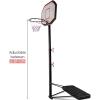 imageGiantex Portable Basketball Hoop 10 Ft Adjustable Height 6510 Ft 43 Inch Backboard Basketball Goal Suit for Court Driveway Garage Indoor Outdoor Basketball Hoop for Kids Youth Junior