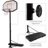 imageGiantex Portable Basketball Hoop 10 Ft Adjustable Height 6510 Ft 43 Inch Backboard Basketball Goal Suit for Court Driveway Garage Indoor Outdoor Basketball Hoop for Kids Youth Junior