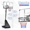 imageGiantex Portable Basketball Hoop Outdoor  4910 FT Quickly Height Adjustable Basketball Goal System w 44 Inch Shatterproof Backboard Basketball Hoop Indoor for Adults Backyard Driveway Pool