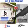imageGiantex Portable Basketball Hoop Outdoor  4910 FT Quickly Height Adjustable Basketball Goal System w 44 Inch Shatterproof Backboard Basketball Hoop Indoor for Adults Backyard Driveway Pool