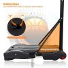 imageGiantex Portable Basketball Hoop with Wheels 5868 Ft Adjustable 28 Inch Backboard Basketball Goal Height Adjustable Youth Junior Kids Basketball Hoop for Outdoor Indoor Driveway Garage
