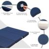 imageGiantex TriFold Folding Mattress Queen  4Inch Portable Sofa Bed with Washable Cover ampamp Handles HighDensity Foam Floor Couch for Adults Guest Bed for Camping Sleepovers GrayBlue