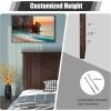 imageGiantex Twin Bed Headboard Flat Panel with Predrilled Holes for Height Adjustment Thickened Wooden Backboard BlackEspresso