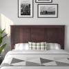 imageGiantex Twin Bed Headboard Flat Panel with Predrilled Holes for Height Adjustment Thickened Wooden Backboard BlackEspresso