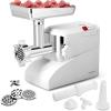 imageGiantex 2000 Watt Meat Grinder Electric 26 Hp Home Industrial Meat Grinder Sausage Maker Stuffer 3 Speed W1 Stainless Steel Cutting Blade 3 Cutting Plates and Sausage Tubes