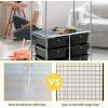 imageGiantex 6 Drawer Storage Cart Office School Organizer Cart Rolling Drawer Cart for Tools Scrapbook Paper or Bathroom Storage Shelf Black