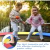 imageGiantex 8Ft 10Ft 12Ft 14Ft 15Ft 16Ft Trampoline Pad TearResistant Edge Cover Springs Protection Pad All Weather Replacement Trampoline Safety PadRainbow
