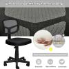imageGiantex Armless Desk Chair LowBack Computer Chair Ergonomic Small Task Chair with Adjustable Height YShaped Support for Adults Teens Kids 360 Swivel Office Chair BlueBlack
