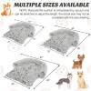 imageGiantex Calming Dog Bed  Fluffy Plush Pet Bed for Couch Removable Washable Cover Soft Neck Bolster Dog Sofa Bed Furniture Protector Mats for Dogs Cats Light Gray Small  40 x 35 x 65