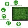 imageGiantex Dog Puppy Pet Potty Pad Home Training Toilet Pad Grass Surface Portable Dog Mat Turf Patch Bathroom Indoor Outdoor 30quotx20quot