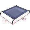 imageGiantex Elevated Pet Bed for Medium Large Dogs Keep Pets Cool Portable Raised Pet Cot Indoor Outdoor Camping Waterproof Breathable Mat Steel Frame Easy Assembly LargeLarge