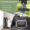 imageGiantex Folding Dog Soft Crate  Collapsible Pet Carry Case with 3 Mesh Doors Removable Pad Metal Frame Washable Fabric Portable Dog Kennel for Indoor Outdoor Large 32quot L x 23quot W x 23quot HLarge 32L x 23W x 23H
