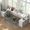 imageGiantex L Shaped Computer Desk with Drawers 81quot Convertible Corner Desk with Charging Station and Storage Shelves Study Writing Desk Modern Long Corner Gaming Table for Home Office WhiteWhite