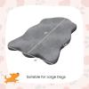 imageGiantex Memory Foam Dog Bed with Removable Washable Cover NonSlip Bottom Egg Crate Foam Pet Sleeping Mat for Large Medium Dogs 43 x 26 inch Orthopedic Dog Bed Indoor Outdoor GrayGray