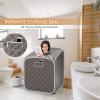 imageGiantex Portable Steam Sauna Spa 2L Folding Private Sauna Tent WChair Foot Massage Roller Absorbent Pad9 Adjustable Temperature Levels for Stress Fatigue 33 x 33x 42 Inch GrayGray
