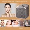 imageGiantex Portable Steam Sauna Spa 2L Folding Private Sauna Tent WChair Foot Massage Roller Absorbent Pad9 Adjustable Temperature Levels for Stress Fatigue 33 x 33x 42 Inch GrayGray