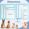imageGiantex Puppy Pee Pads 200 Count 24x24 Dog Potty Pads Powerful Absorbency 5Layer Design LeakProof Disposable Pet Piddle Training Pad for Dogs Doggie Cats Rabbits24x17