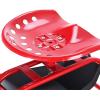 imageGiantex Rolling Garden Work Seat 360 Swivel Gardening Workseat with Wheels Tool Basket Adjustable Height Outdoor Scooter for Sitting Gardening Stool Chair for Planting Trimming GreenRed
