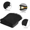 imageGiantex Trampoline Enclosure Net Only with Zipper ampamp Buckle Perfect Visibility and TearampampWeatherResistant 12FT 14FT 15FT 16FT Trampoline Replacement Safety Enclosure Net12FT 8 Poles