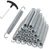 imageGiantex 7quot HeavyDuty Galvanized Trampoline Springs Steel Wire Spring Replacement Kit High Tensile Durable Trampoline Parts SprayPainted Springs 20pcs40pcsSilver