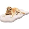 imageGiantex Memory Foam Dog Bed with Removable Washable Cover NonSlip Bottom Egg Crate Foam Pet Sleeping Mat for Large Medium Dogs 43 x 26 inch Orthopedic Dog Bed Indoor Outdoor GrayBeige