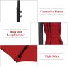 imageGiantex 10FT Patio Offset Umbrella 8 Ribs Cantilever Umbrella Outdoor wCrank Cross Base Tilt Adjustment Large Hanging Market Umbrella for Poolside Yard Lawn GardenBurgundy