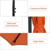 imageGiantex 10FT Patio Offset Umbrella 8 Ribs Cantilever Umbrella Outdoor wCrank Cross Base Tilt Adjustment Large Hanging Market Umbrella for Poolside Yard Lawn GardenOrange