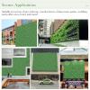imageGiantex 12PCS 20x20inch Artificial Boxwood Panels 333 Square Feet Faux Greenery Wall Privacy Hedge Screen for Wedding Decorations Fence Backdrop Outdoor Patio Garden Topiary Hedge Protective ScreenGreen Laurel  Daisy